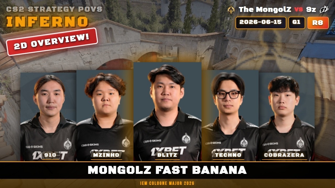 MongolZ Fast Banana vs 9z - Inferno - IEM Cologne Major 2026