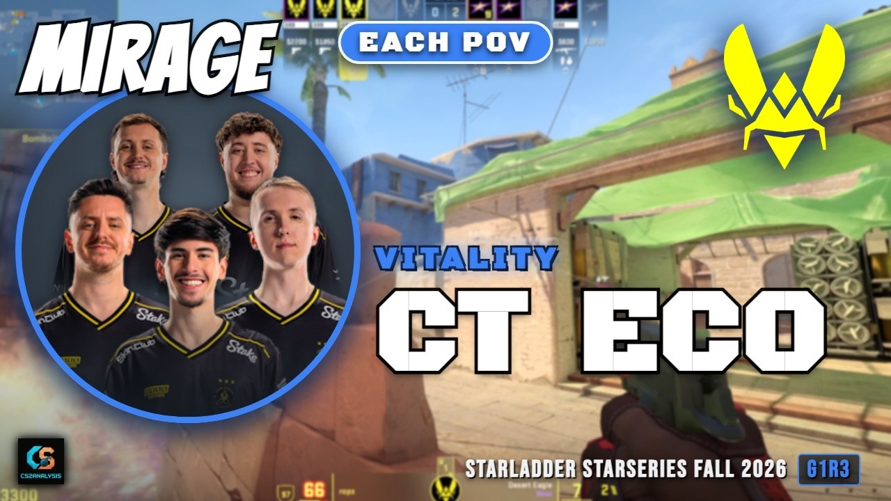 Vitality CT Eco vs magic - Mirage - StarLadder StarSeries Fall 2026