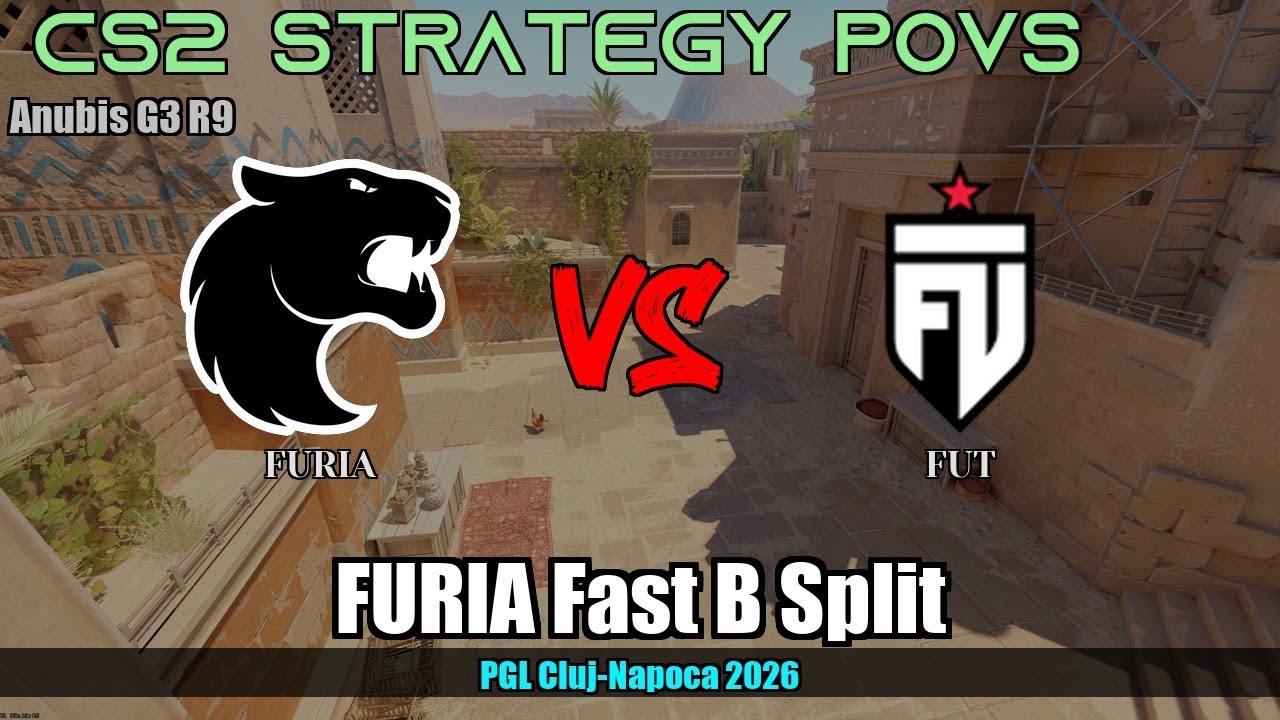 FURIA Fast B Split vs FUT - Anubis - PGL Cluj-Napoca 2026