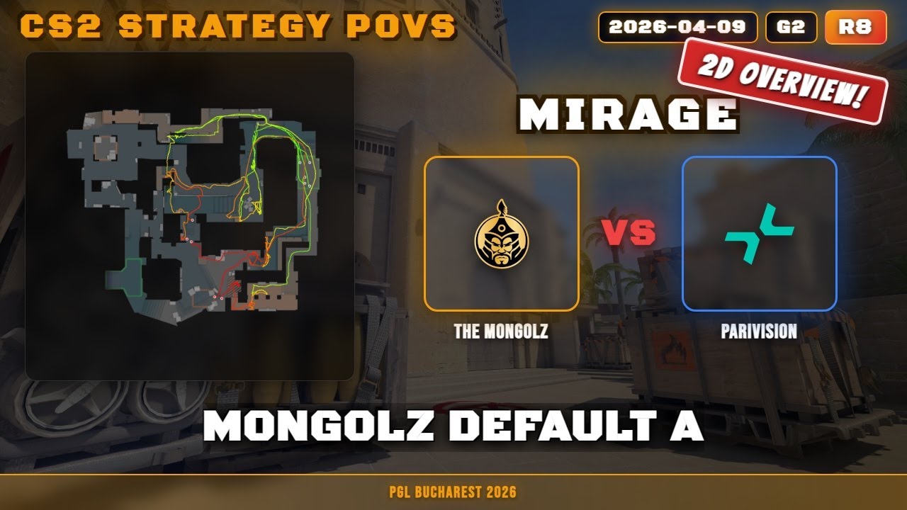 MongolZ Default A vs The MongolZ - Mirage - PGL Bucharest 2026