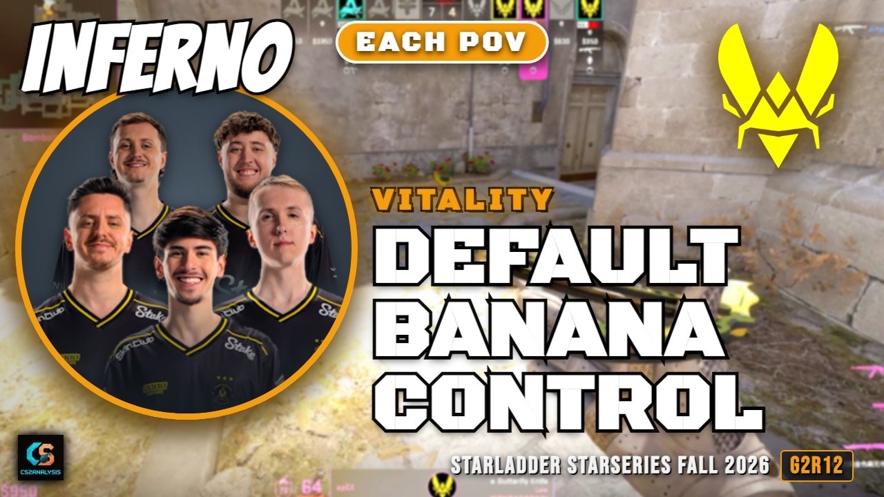 Vitality Default Banana Control vs Aurora - Inferno - StarLadder StarSeries Fall 2026
