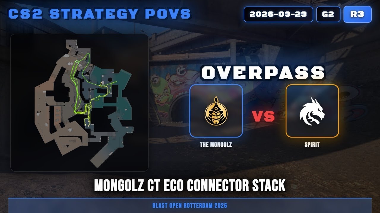 MongolZ CT Eco Connector Stack vs The MongolZ - Overpass - BLAST Open Rotterdam 2026