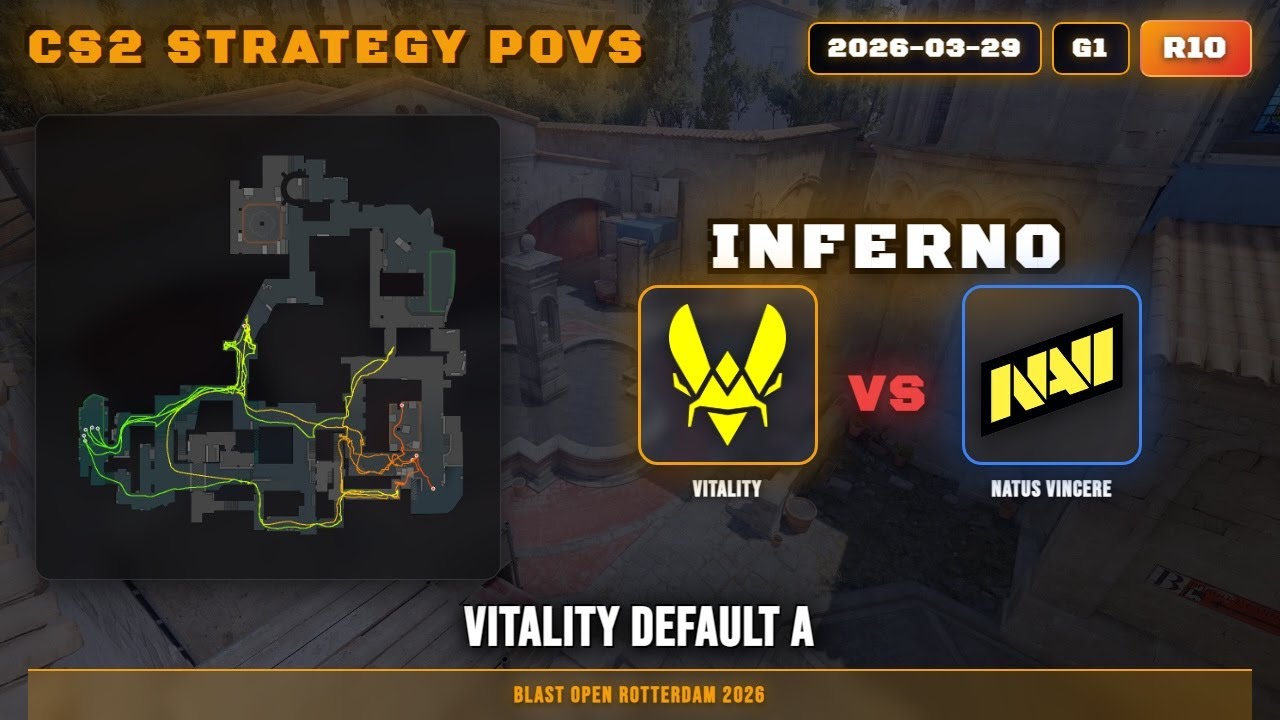 Vitality Default A vs Natus Vincere - Inferno - BLAST Open Rotterdam 2026