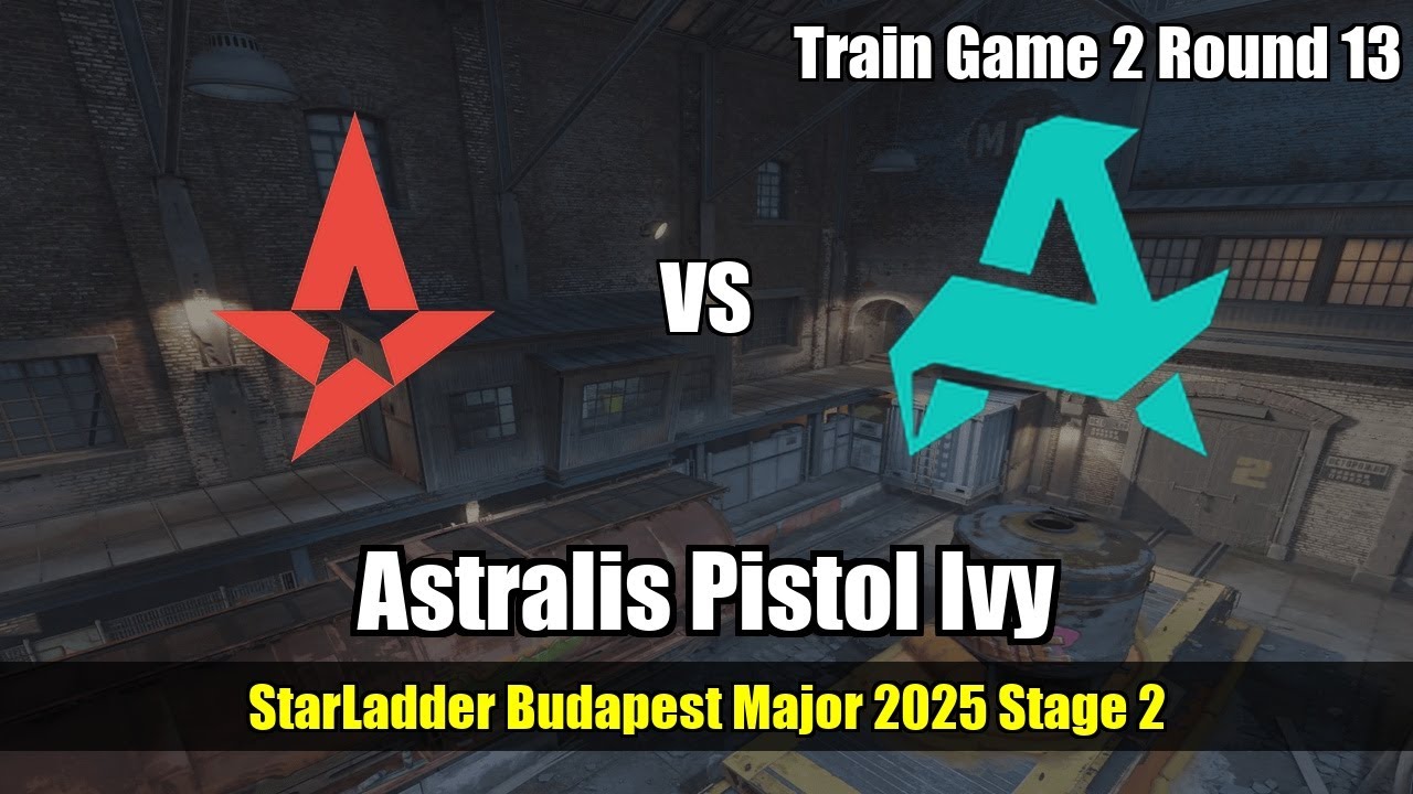 Astralis Pistol Ivy vs Aurora - Train - StarLadder Budapest Major 2025 Stage 2