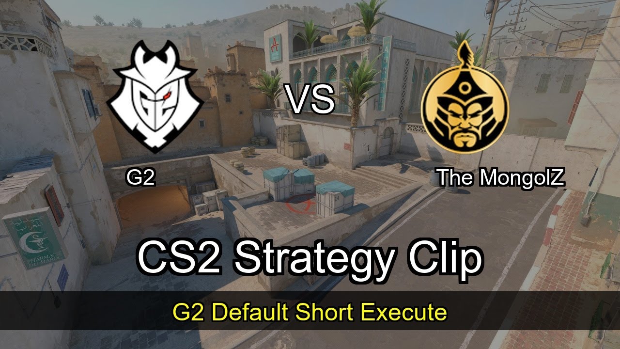 G2 Default Short Execute vs The MongolZ - Dust2 - StarLadder Budapest Major 2025