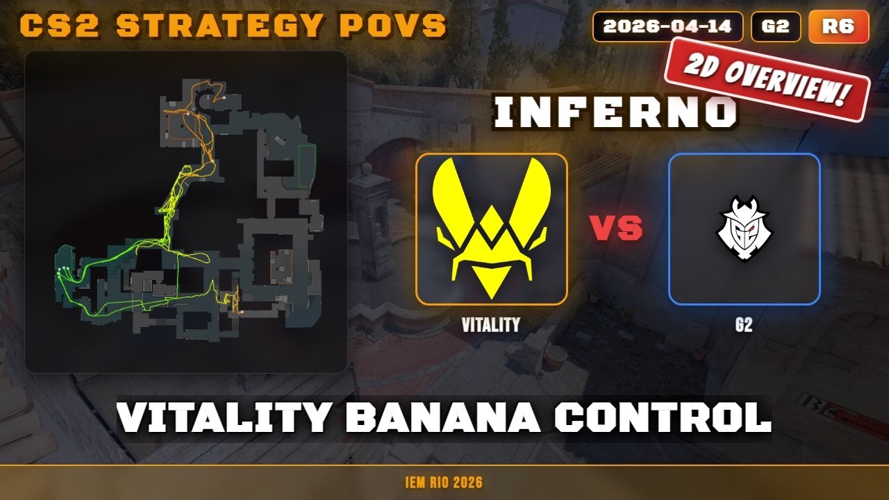 Vitality Banana Control vs G2 - Inferno - IEM Rio 2026