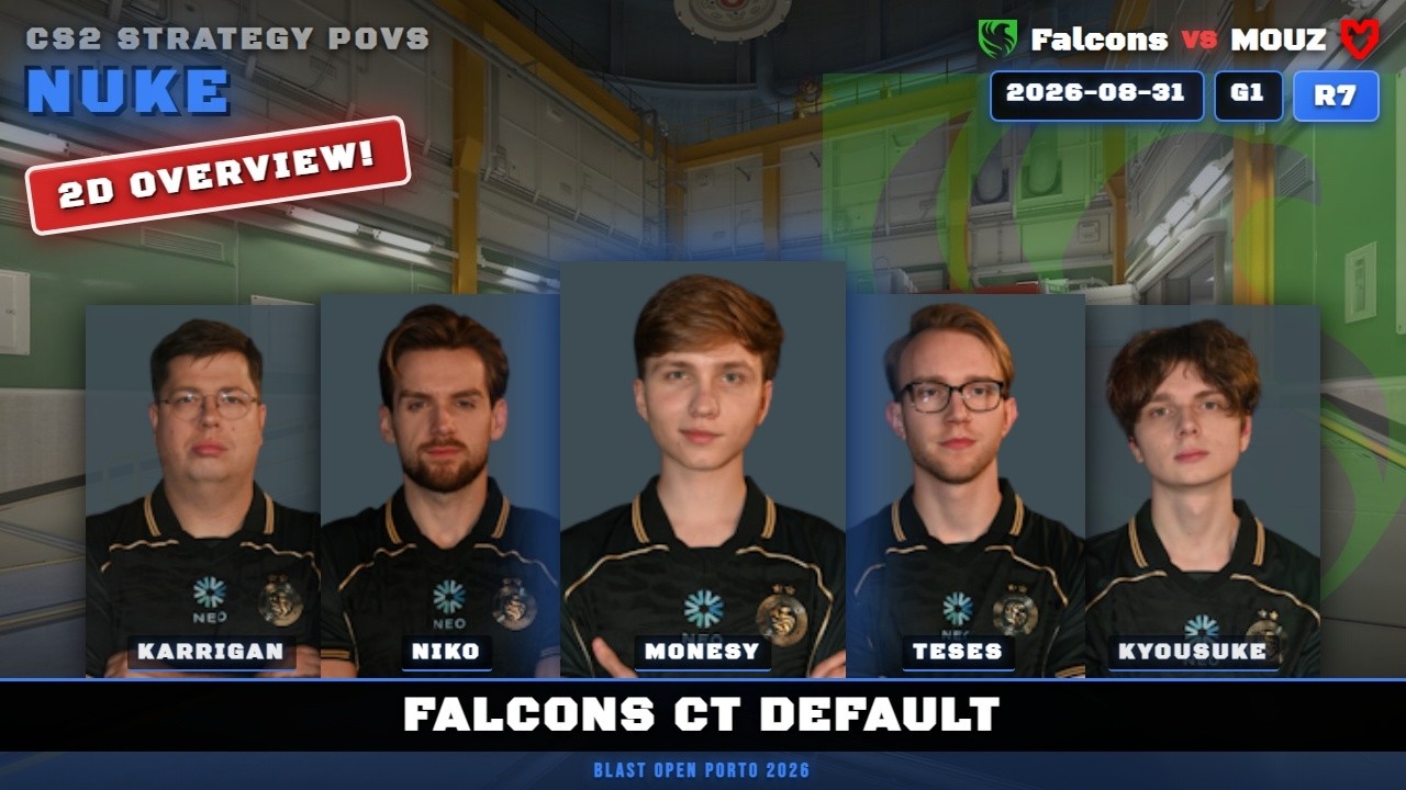 Falcons CT Default vs MOUZ - Nuke - BLAST Open Porto 2026