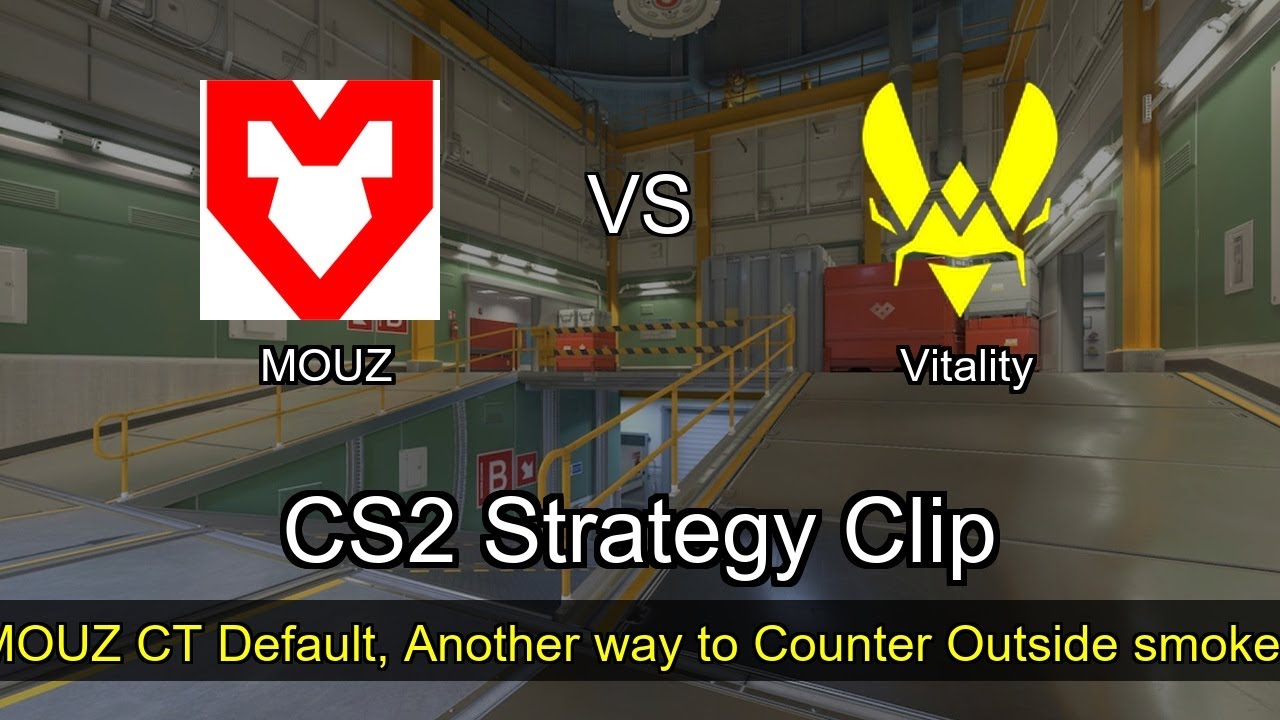MOUZ CT Default, Another way to Counter Outside smokes vs Vitality - Nuke - IEM Chengdu 2025
