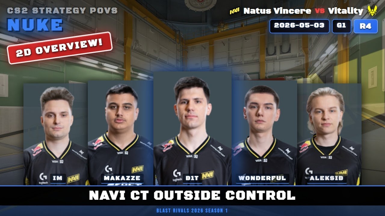 NaVi CT Outside Control vs Natus Vincere - Nuke - BLAST Rivals 2026 Season 1