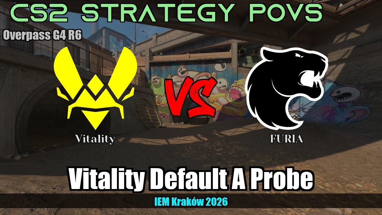 Vitality Default A Probe vs FURIA - Overpass - IEM Kraków 2026