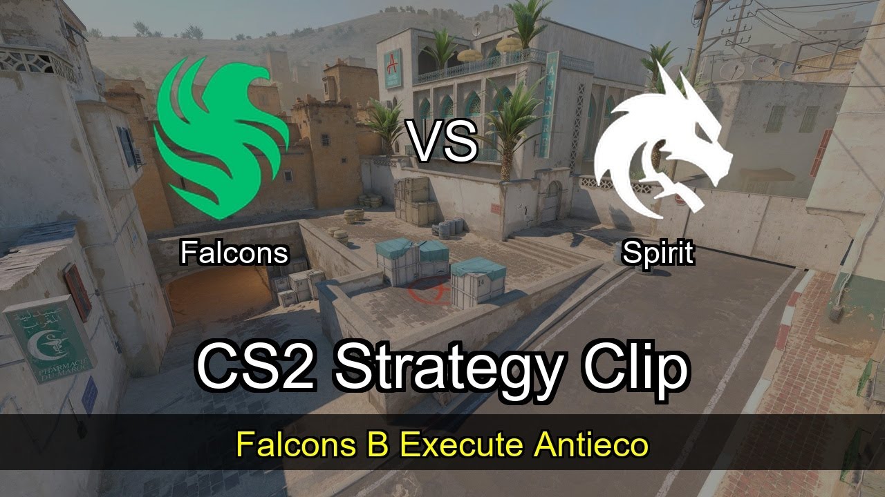 Falcons B Execute Antieco vs Spirit - Dust2 - IEM Chengdu 2025