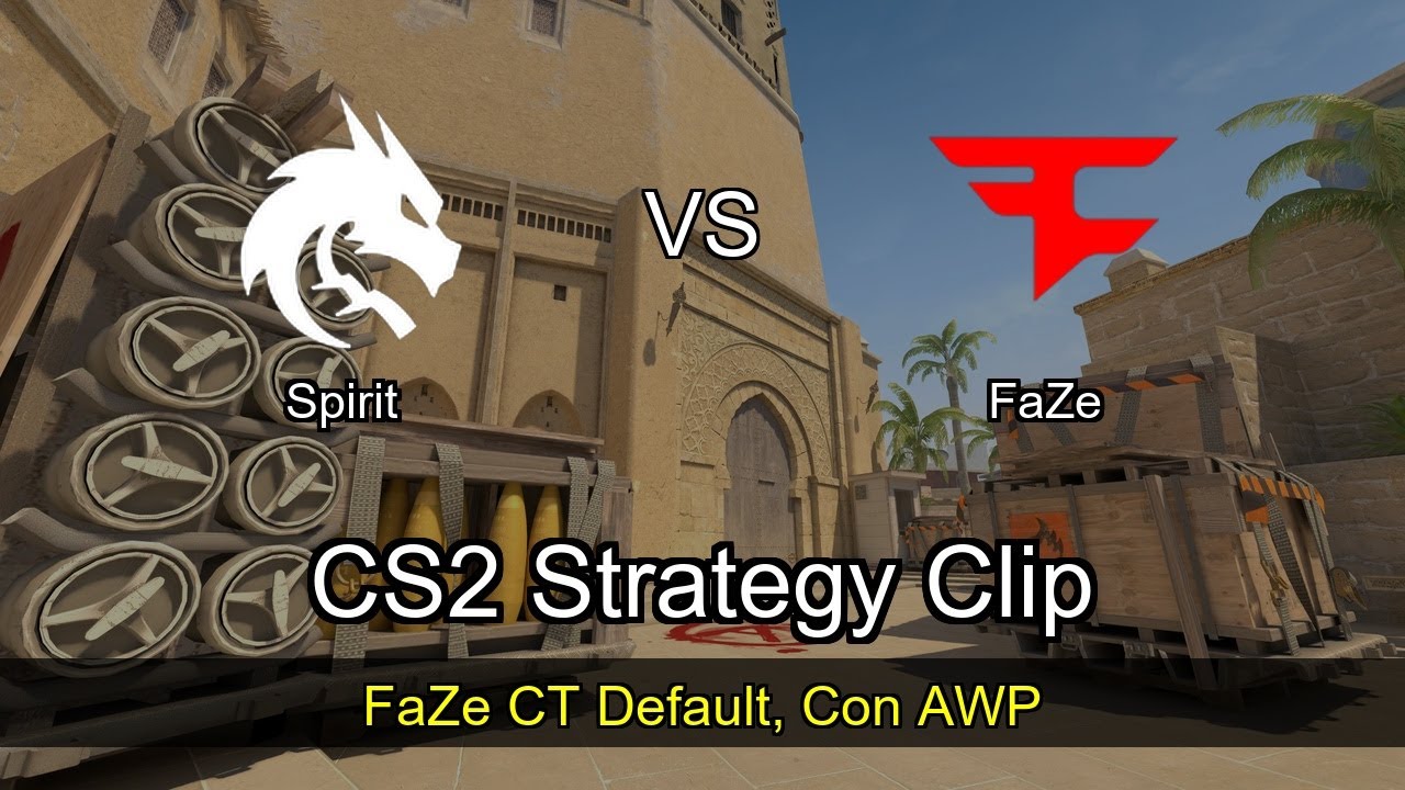 FaZe CT Default, Con AWP vs Spirit - Mirage - ESL Pro League Season 22