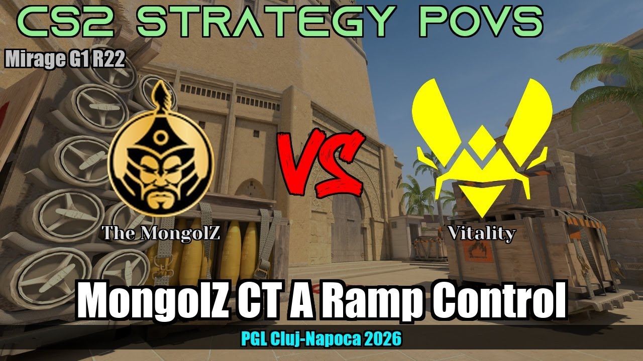 MongolZ CT A Ramp Control vs Vitality - Mirage - PGL Cluj-Napoca 2026