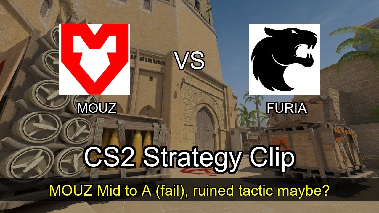 MOUZ Mid to A (fail), ruined tactic maybe? vs FURIA - Mirage - BLAST Open London 2025