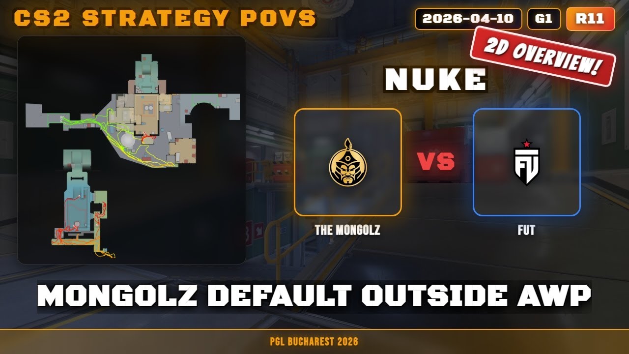 MongolZ Default Outside AWP vs FUT - Nuke - PGL Bucharest 2026