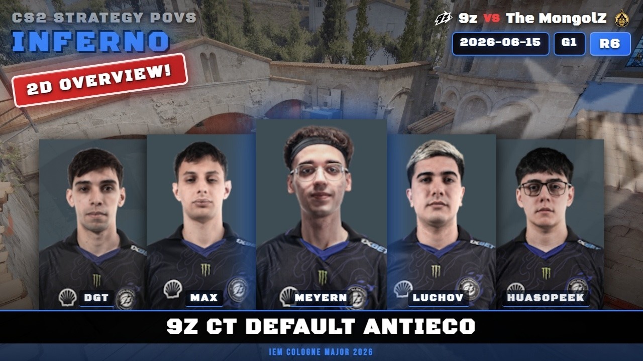 9z CT Default AntiEco vs The MongolZ - Inferno - IEM Cologne Major 2026
