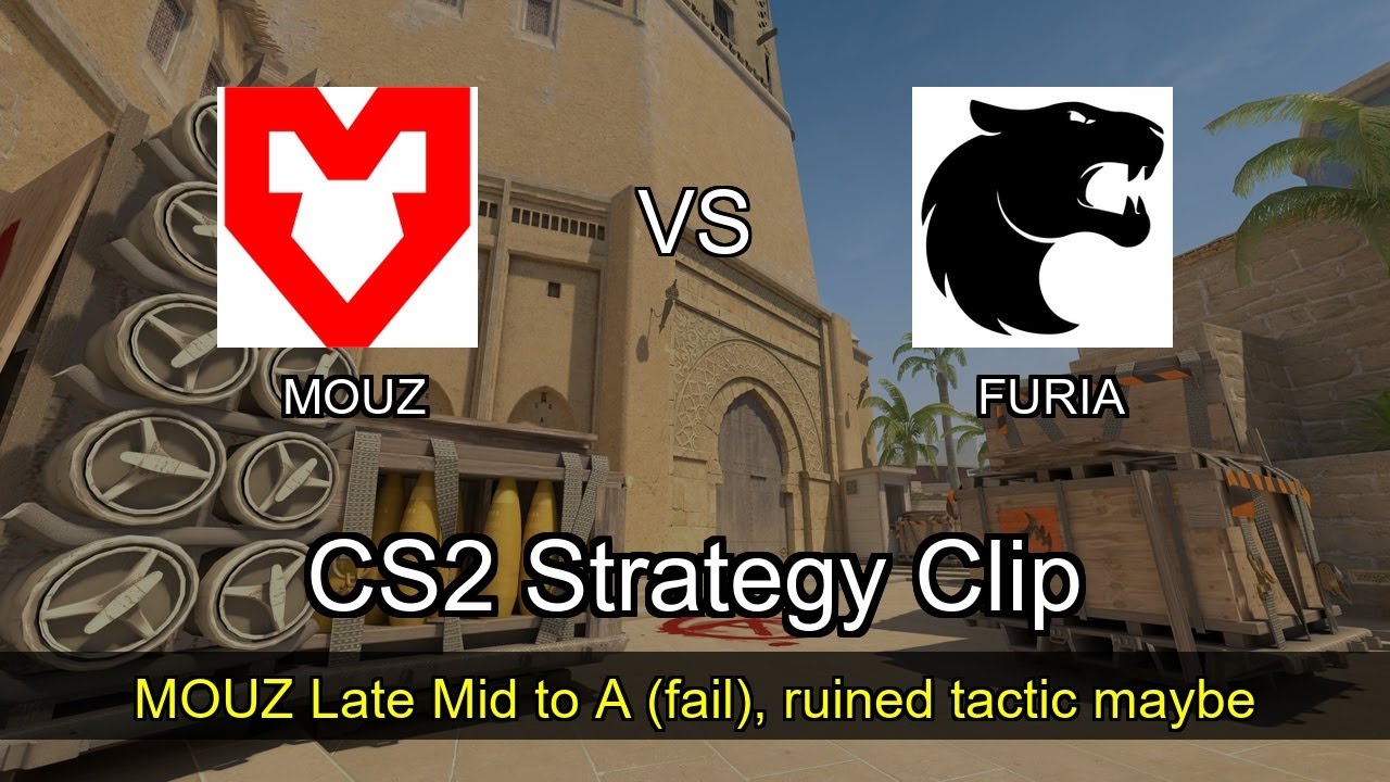 MOUZ Late Mid to A (fail), ruined tactic maybe vs FURIA - Mirage - BLAST Open London 2025