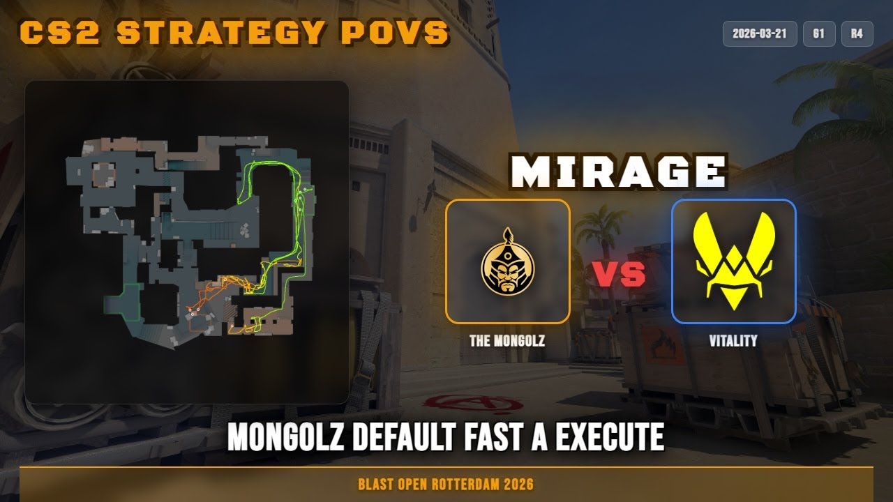 MongolZ Default Fast A Execute vs The MongolZ - Mirage - BLAST Open Rotterdam 2026
