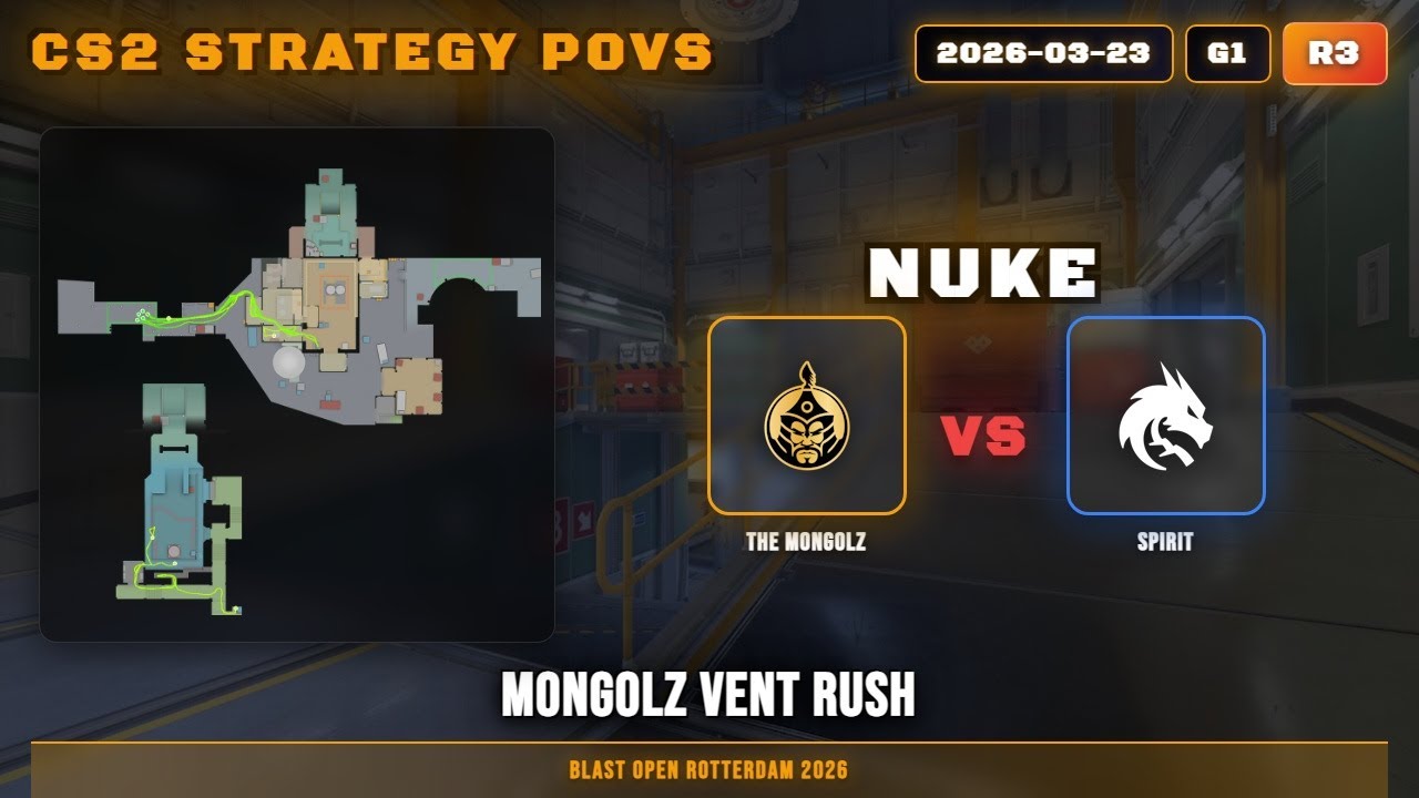 MongolZ Vent Rush vs The MongolZ - Nuke - BLAST Open Rotterdam 2026
