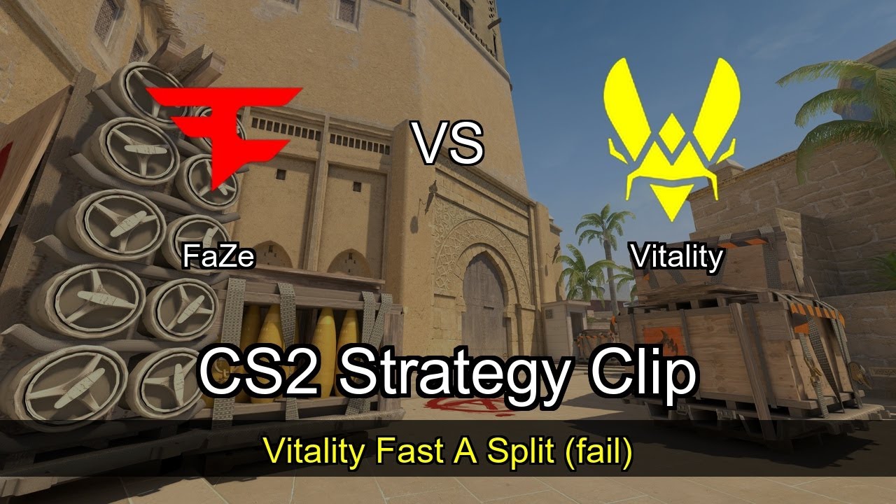 Vitality Fast A Split (fail) vs FaZe - Mirage - ESL Pro League Season 22