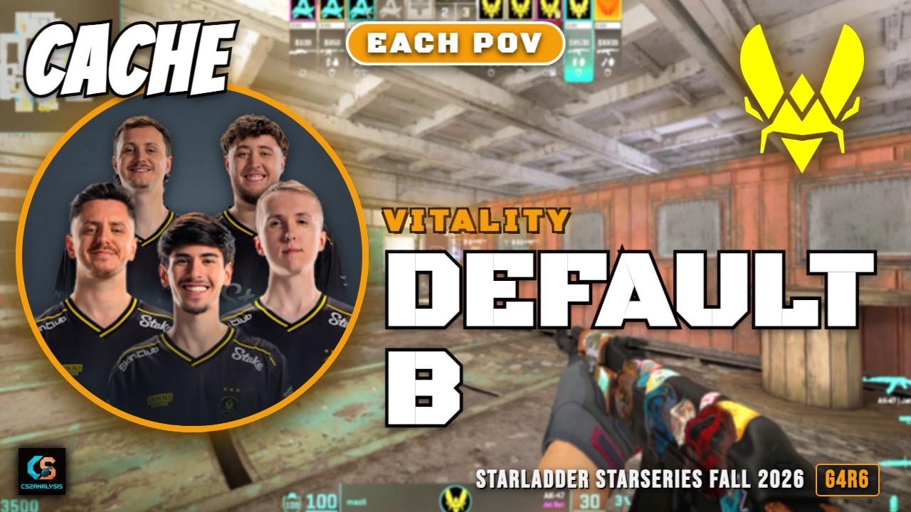 Vitality Default B vs Aurora - Cache - StarLadder StarSeries Fall 2026