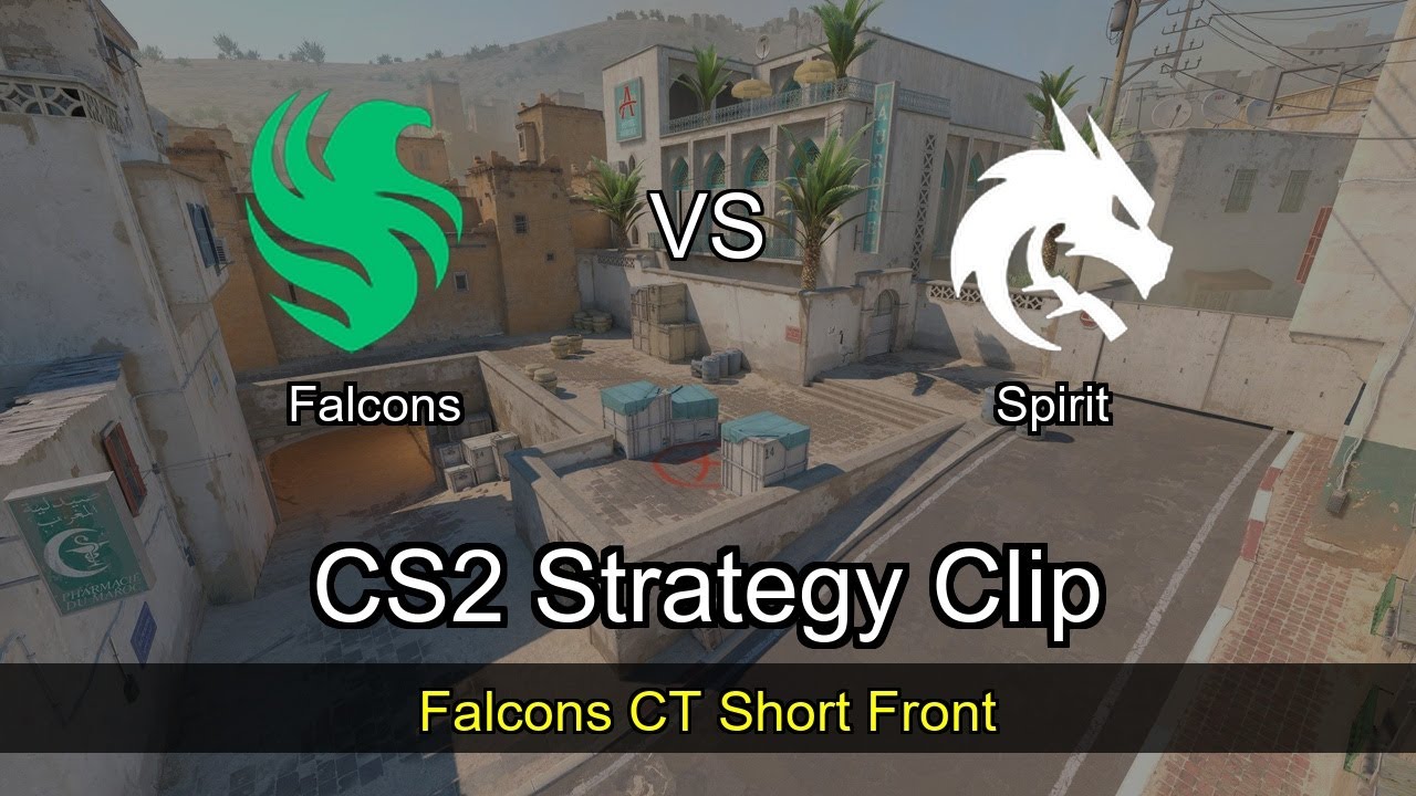 Falcons CT Short Front vs Spirit - Dust2 - IEM Chengdu 2025