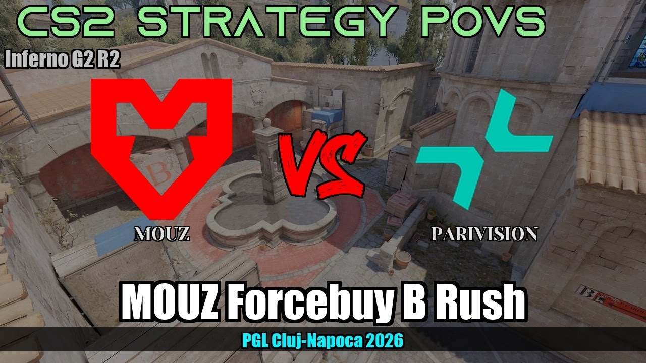 MOUZ Forcebuy B Rush vs PARIVISION - Inferno - PGL Cluj-Napoca 2026