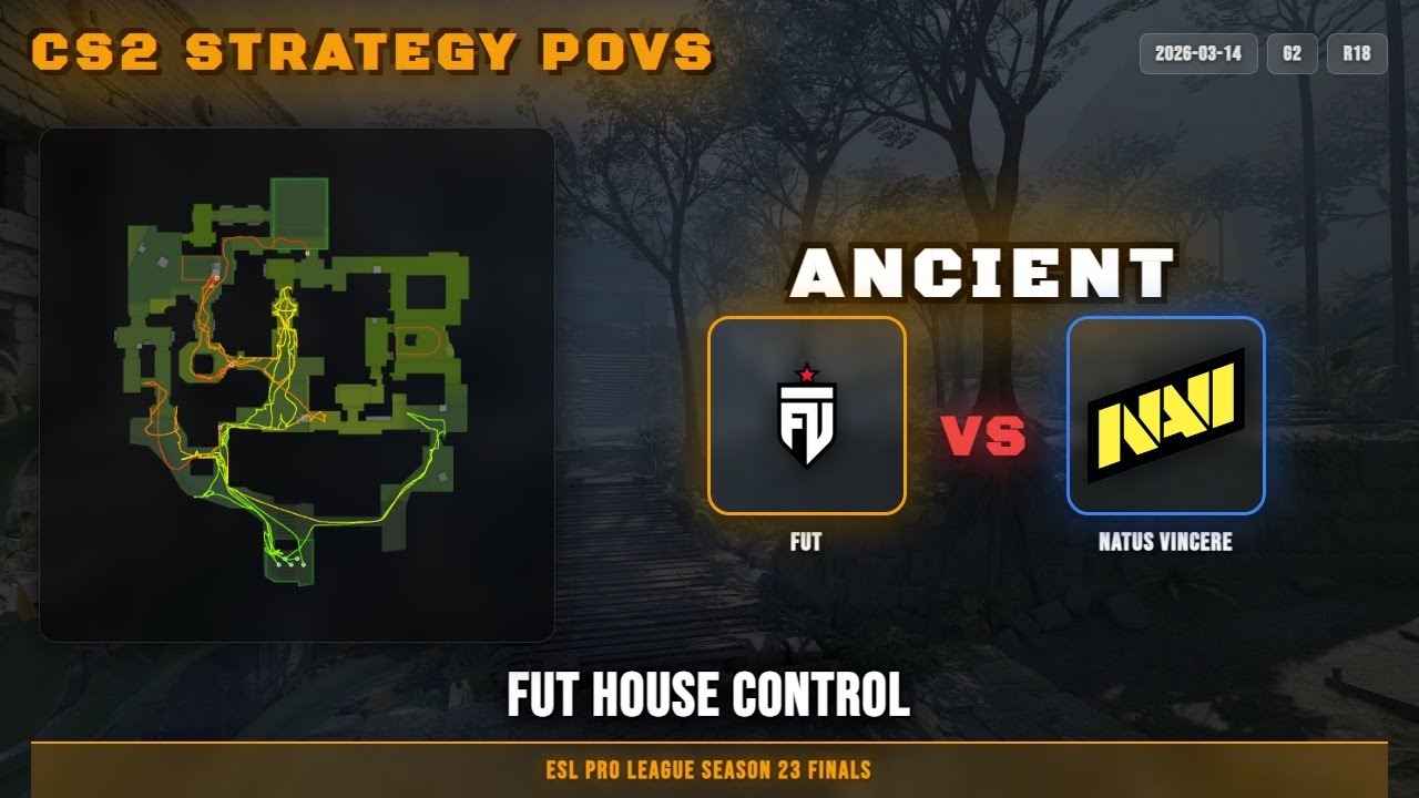 FUT House Control vs Natus Vincere - Ancient - ESL Pro League Season 23 Finals