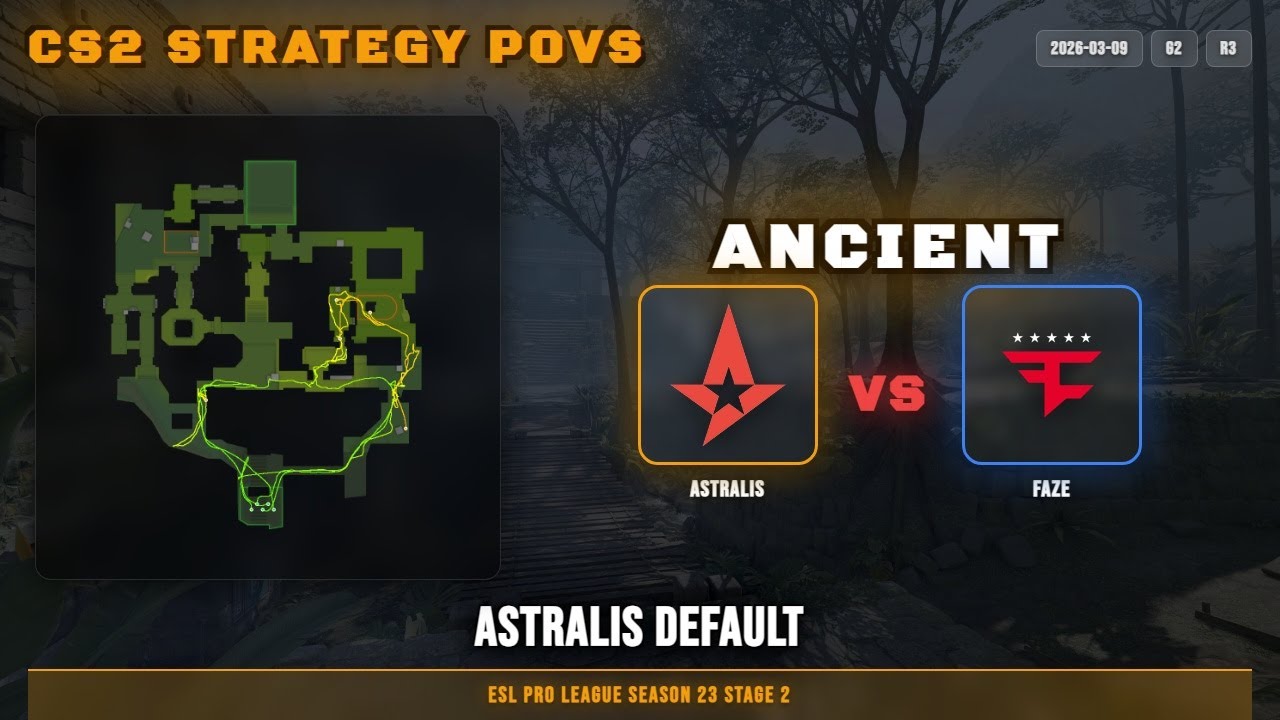 Astralis Default vs FaZe - Ancient - ESL Pro League Season 23 Stage 2