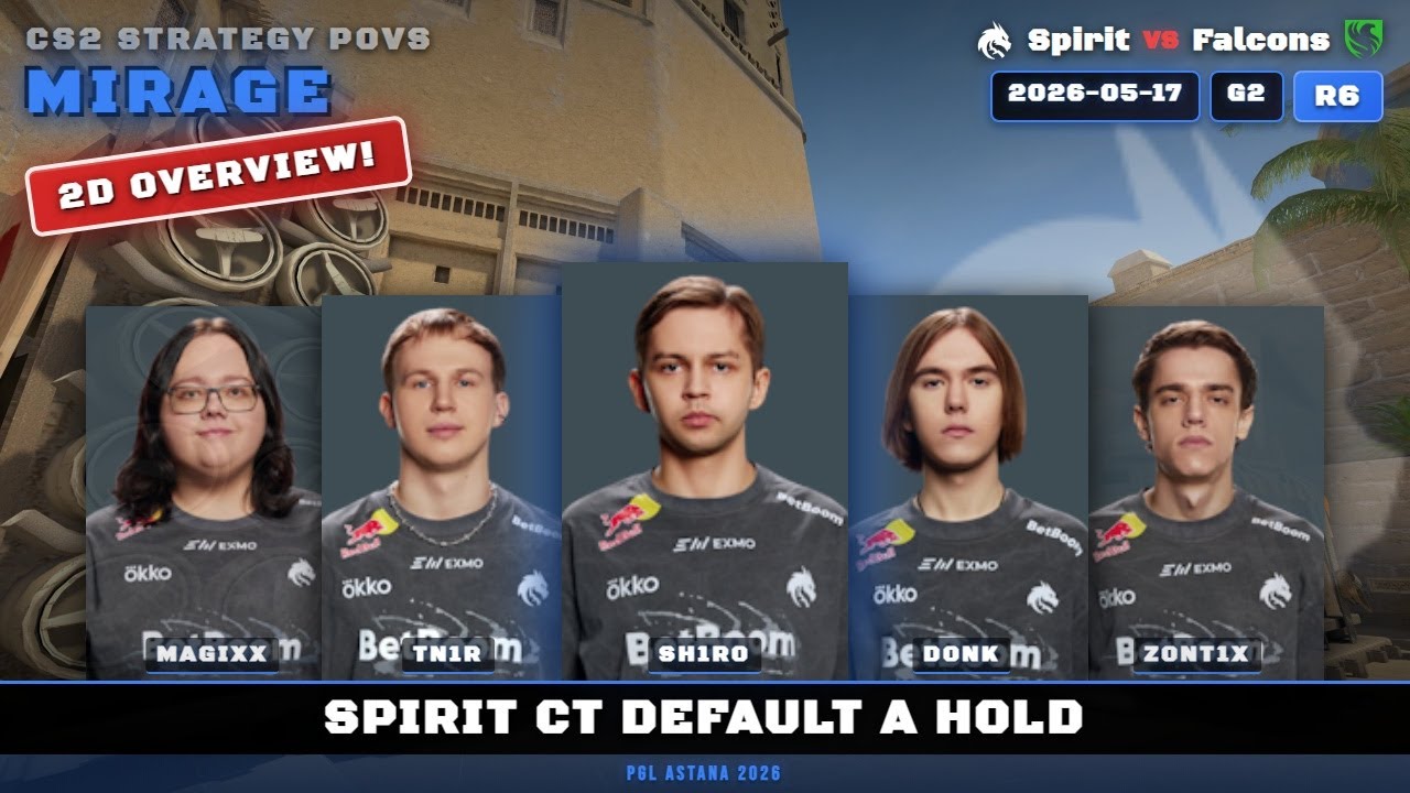 Spirit CT Default A Hold vs Falcons - Mirage - PGL Astana 2026