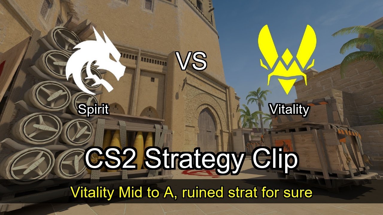 Vitality Mid to A, ruined strat for sure vs Spirit - Mirage - StarLadder Budapest Major 2025