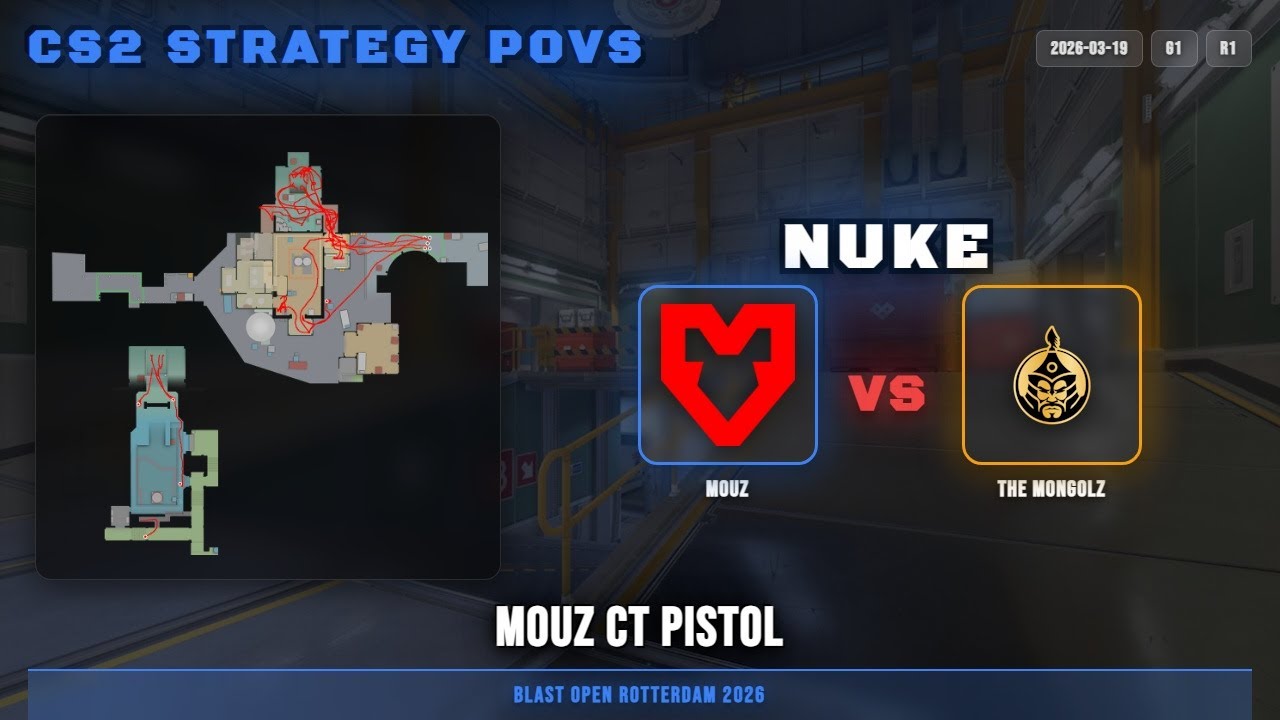 MOUZ CT Pistol vs The MongolZ - Nuke - BLAST Open Rotterdam 2026