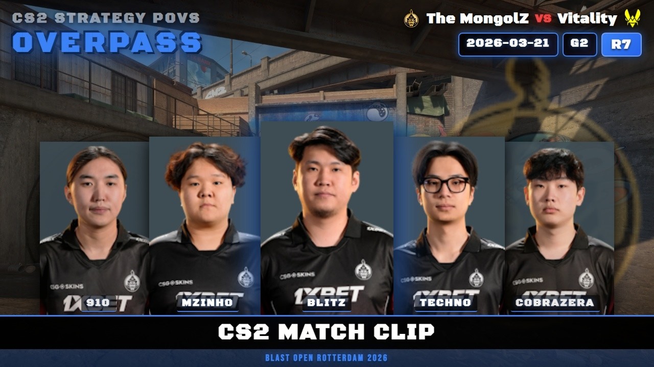 The MongolZ vs Vitality - Mirage - BLAST Open Rotterdam 2026