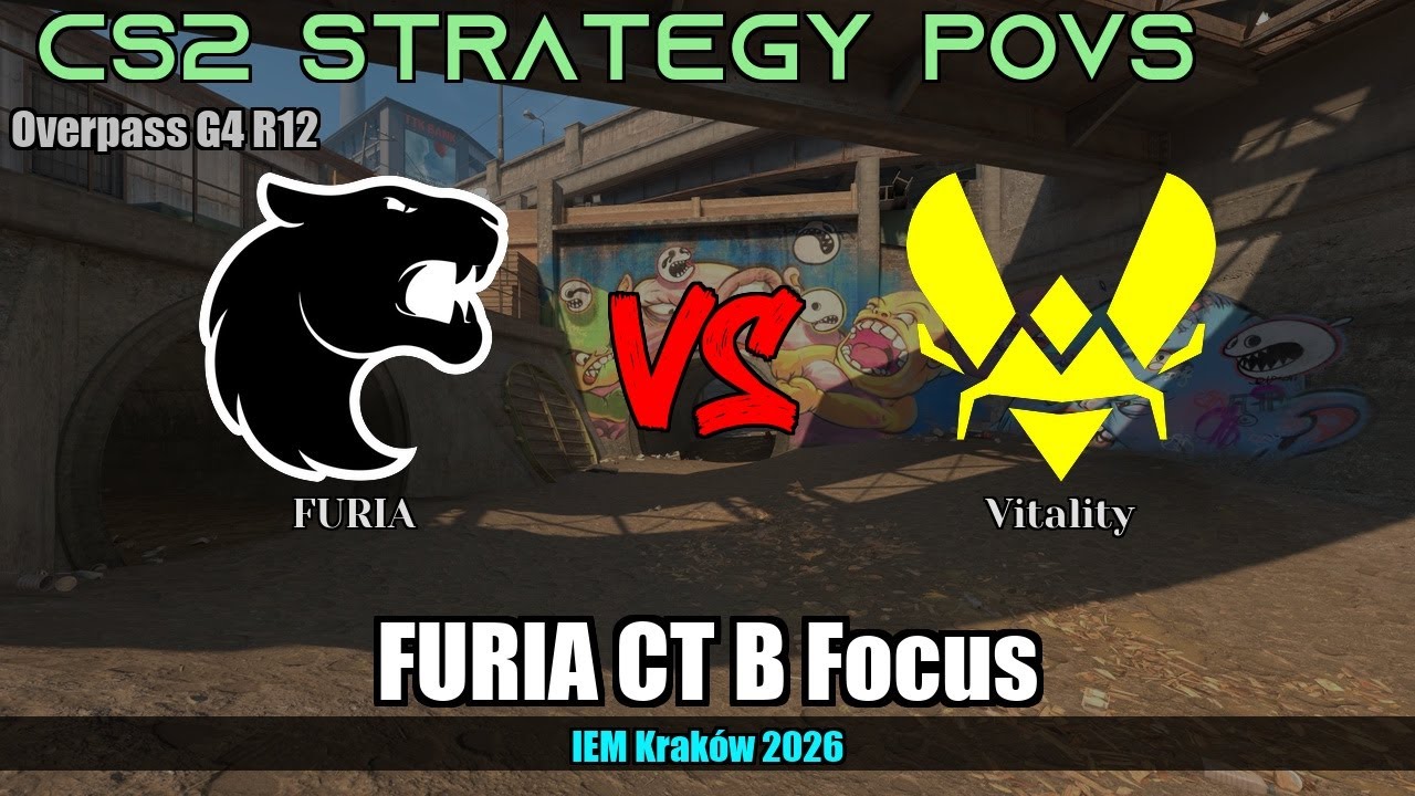 FURIA CT B Focus vs Vitality - Overpass - IEM Kraków 2026