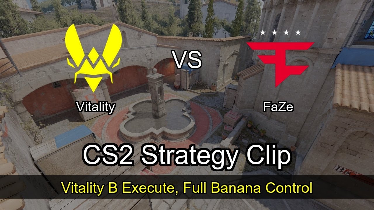 Vitality B Execute, Full Banana Control vs FaZe - Inferno - StarLadder Budapest Major 2025