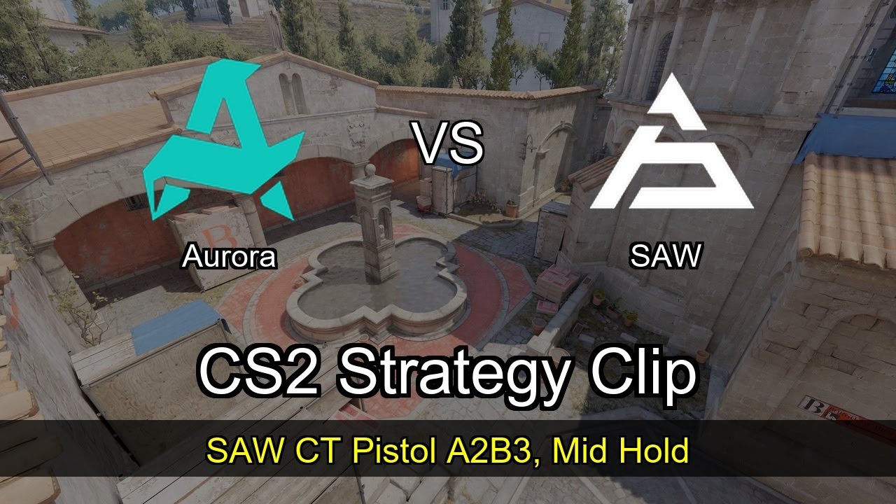 SAW CT Pistol A2B3, Mid Hold vs Aurora - Inferno - PGL Masters Bucharest 2025