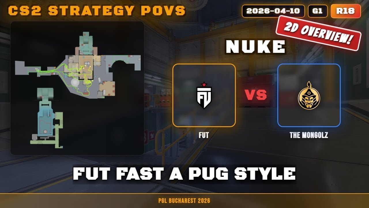 FUT Fast A PUG Style vs The MongolZ - Nuke - PGL Bucharest 2026