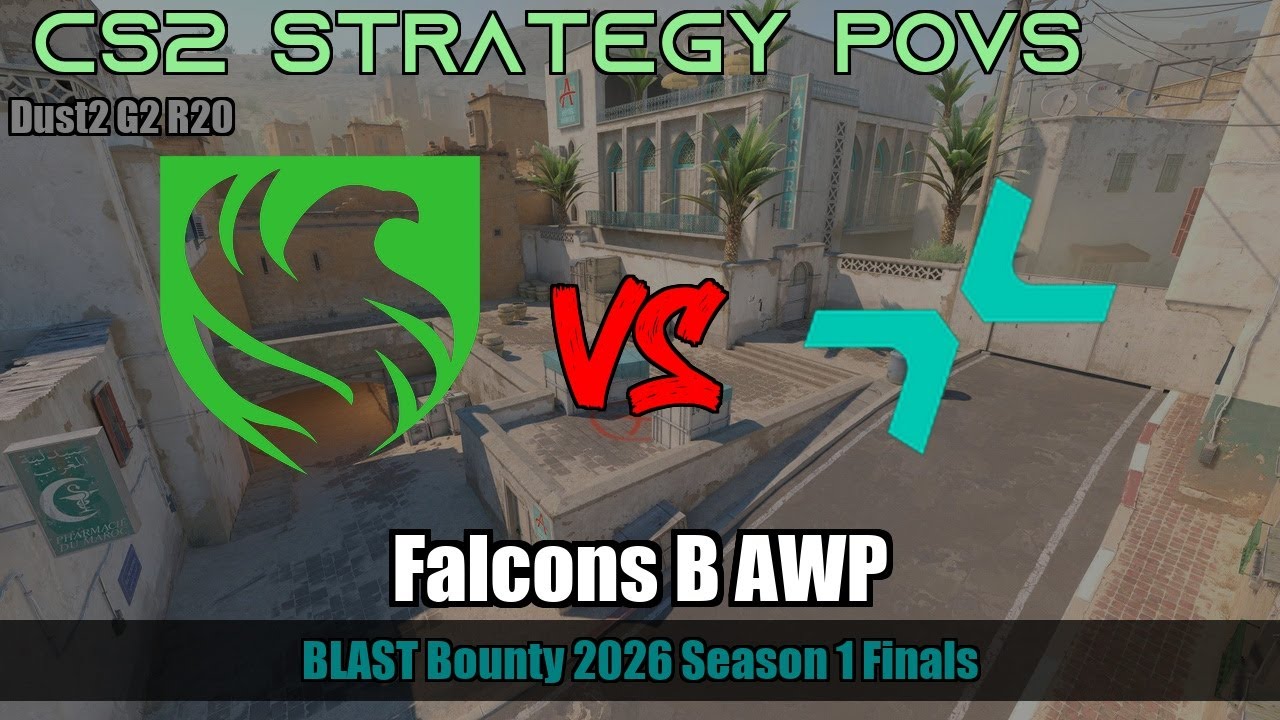Falcons B AWP vs PARIVISION - Dust2 - BLAST Bounty 2026 Season 1 Finals