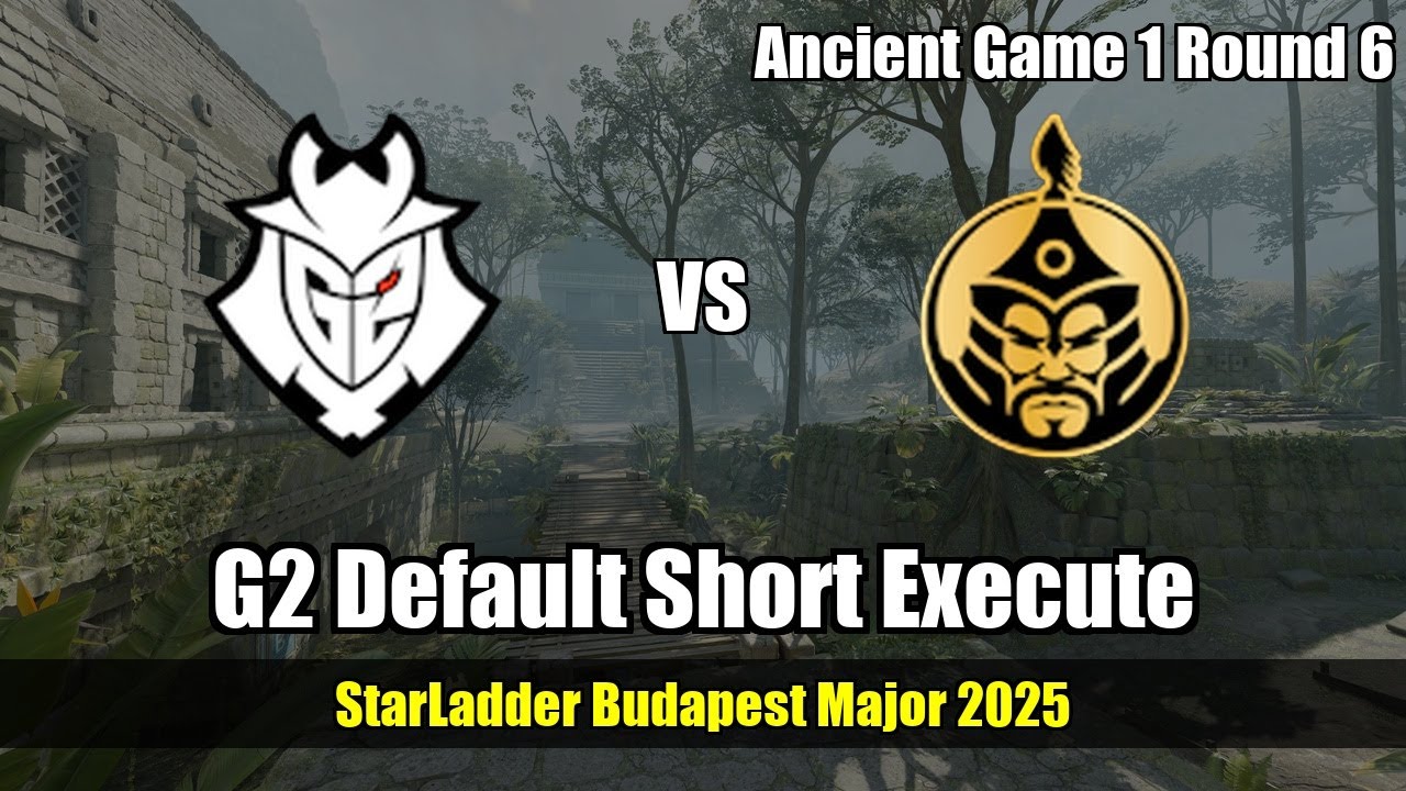 G2 Default Short Execute vs The MongolZ - Ancient - StarLadder Budapest Major 2025