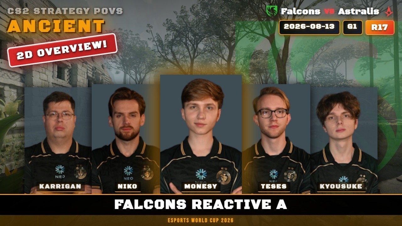 Falcons Reactive A vs Astralis - Ancient - Esports World Cup 2026