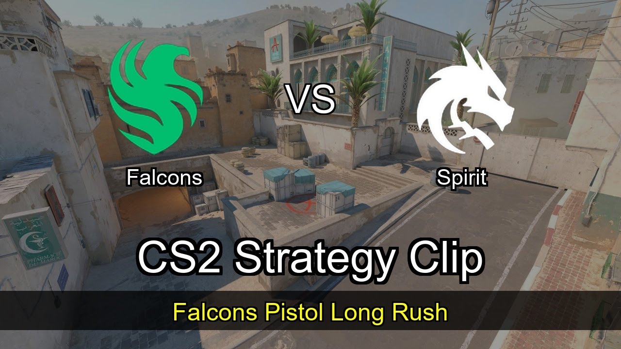 Falcons Pistol Long Rush vs Spirit - Dust2 - IEM Chengdu 2025
