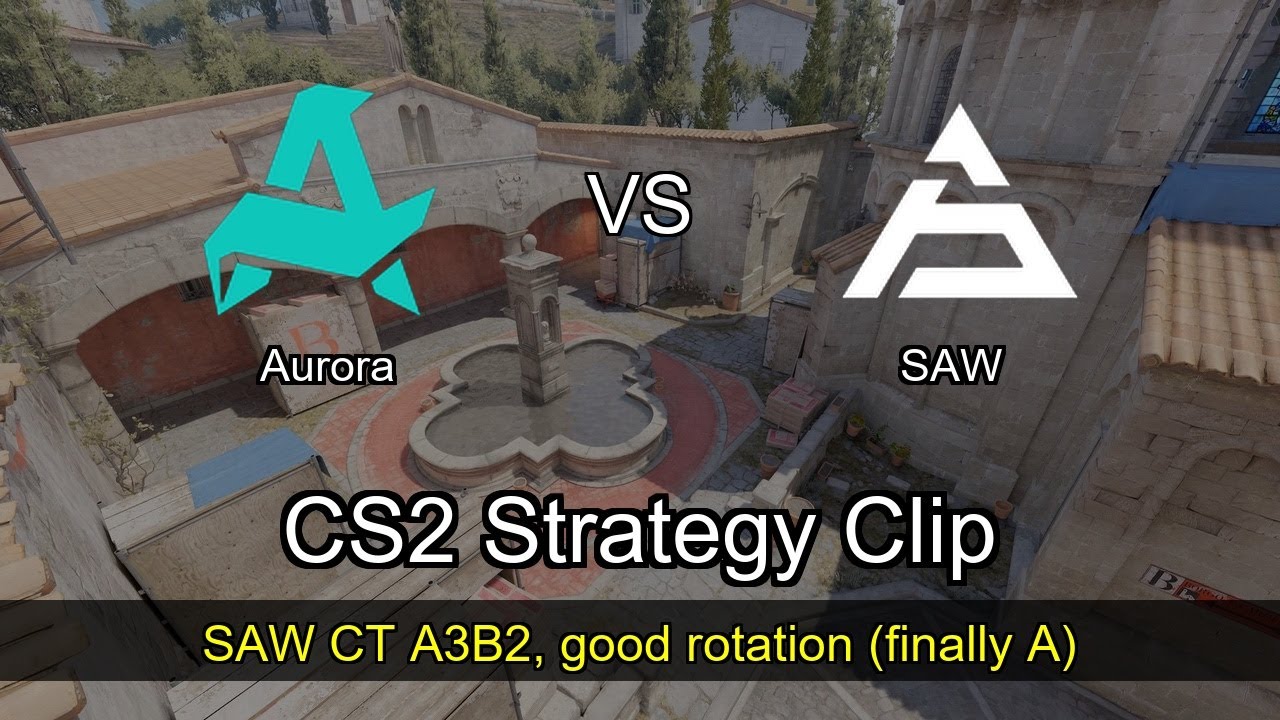 SAW CT A3B2, good rotation (finally A) vs Aurora - Inferno - PGL Masters Bucharest 2025