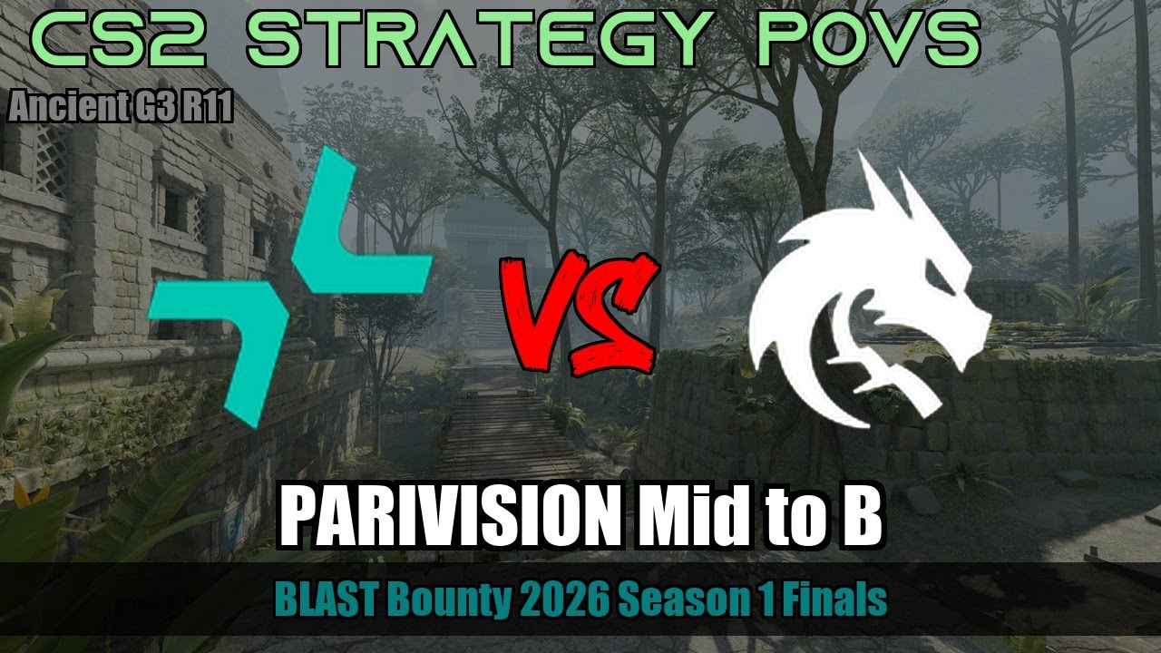 PARIVISION Mid to B vs Spirit - Ancient - BLAST Bounty 2026 Season 1 Finals