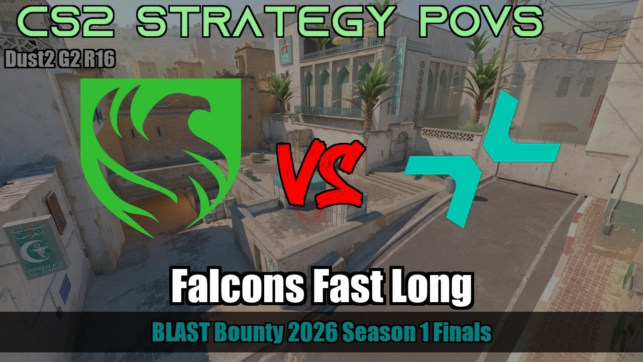 Falcons Fast Long vs PARIVISION - Dust2 - BLAST Bounty 2026 Season 1 Finals