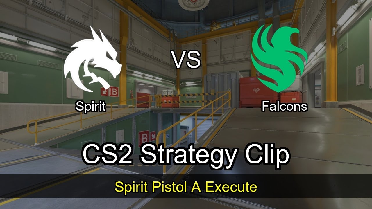 Spirit Pistol A Execute vs Falcons - Nuke - StarLadder Budapest Major 2025