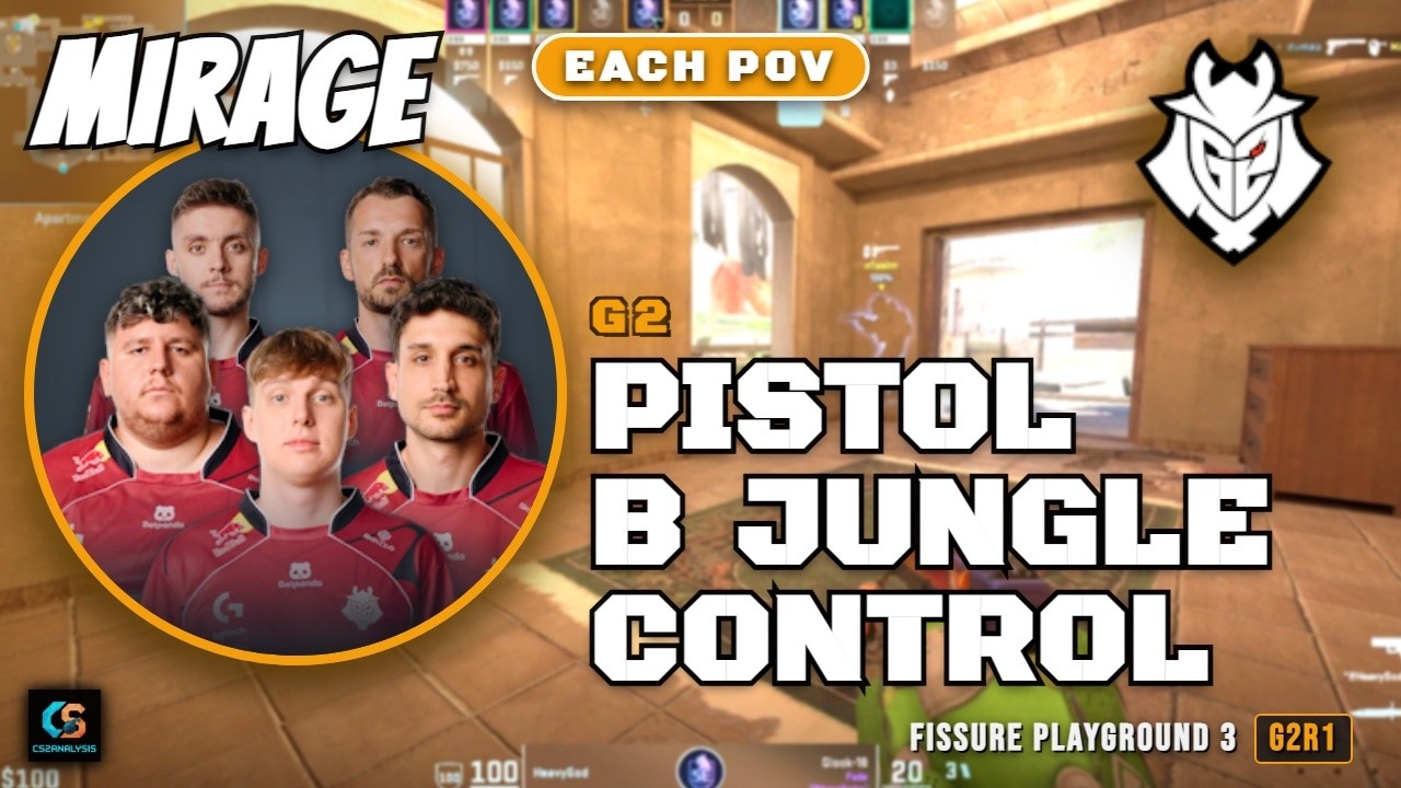 G2 Pistol B Jungle Control vs Legacy - Mirage - FISSURE Playground 3
