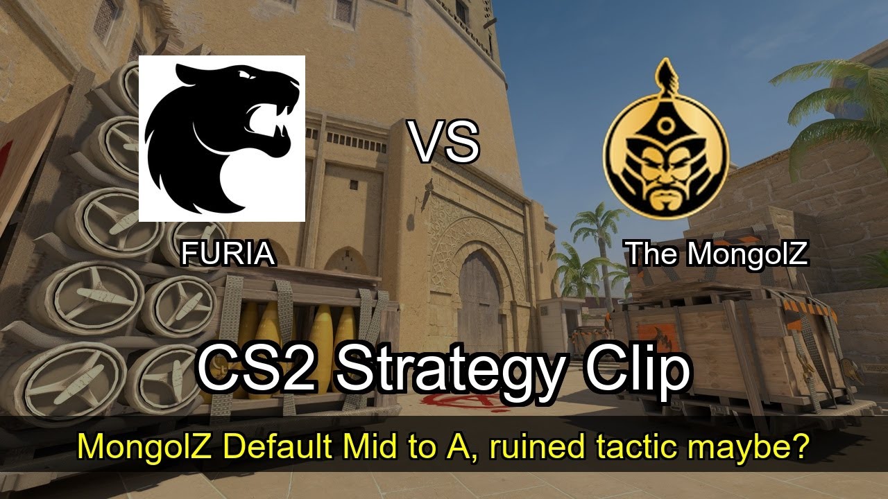 MongolZ Default Mid to A, ruined tactic maybe? vs FURIA - Mirage - Thunderpick World Championship 2025