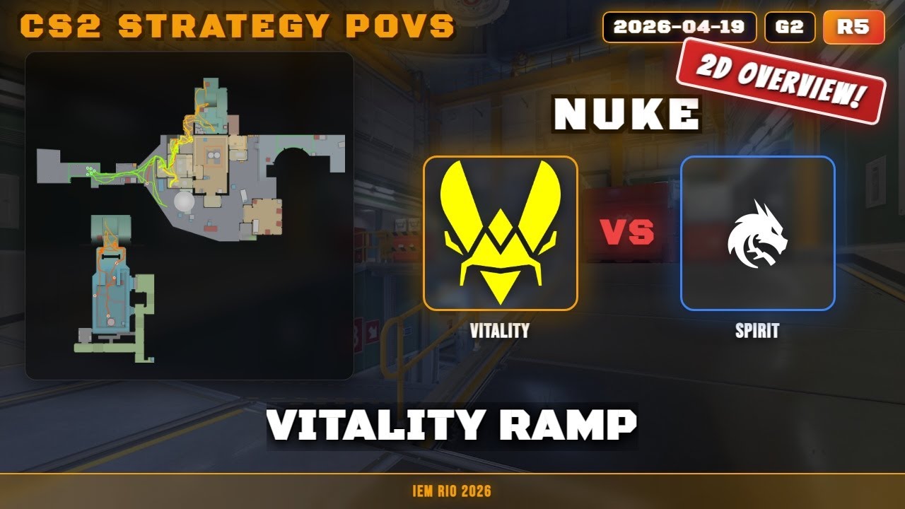 Vitality Ramp vs Spirit - Nuke - IEM Rio 2026
