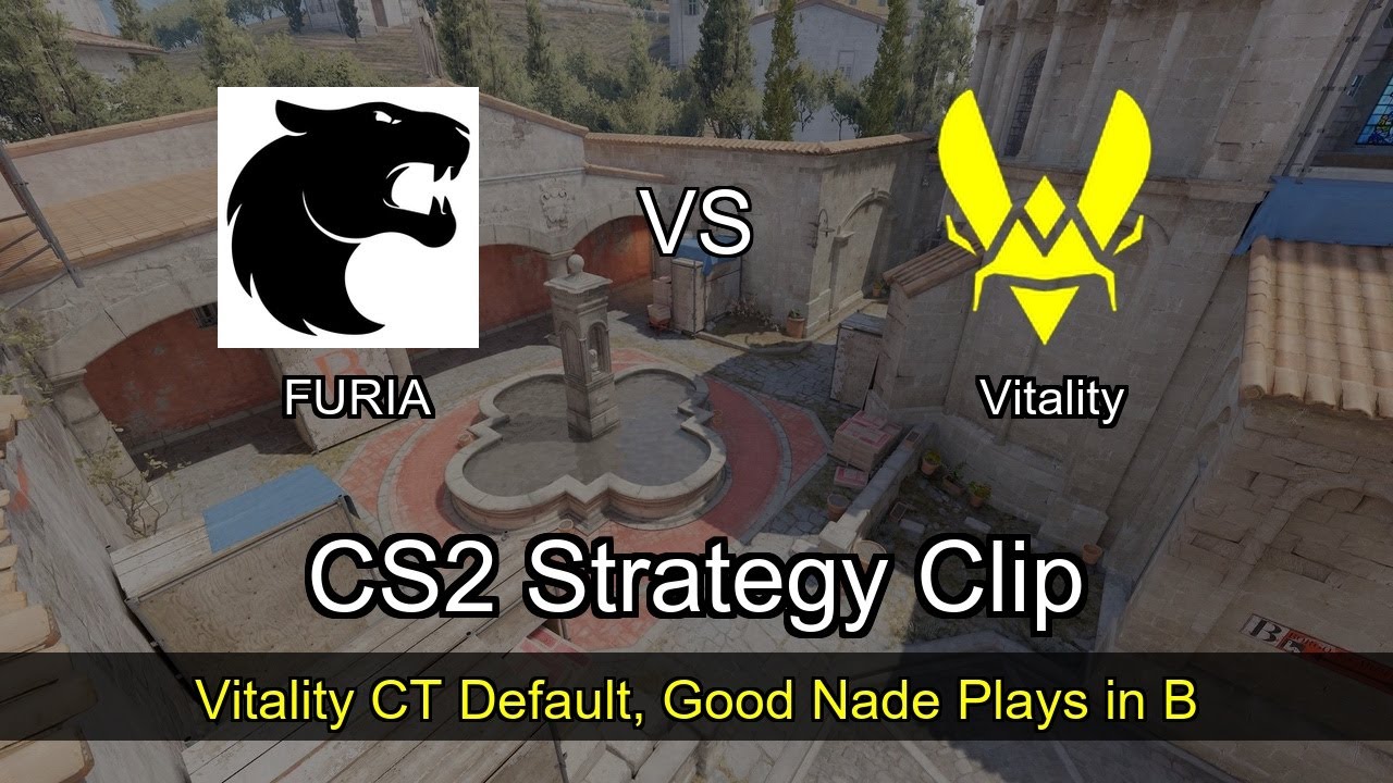 Vitality CT Default, Good Nade Plays in B vs FURIA - Inferno - ESL Pro League Season 22