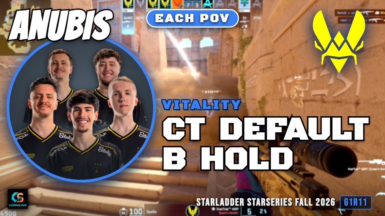 Vitality CT Default B Hold vs Aurora - Anubis - StarLadder StarSeries Fall 2026